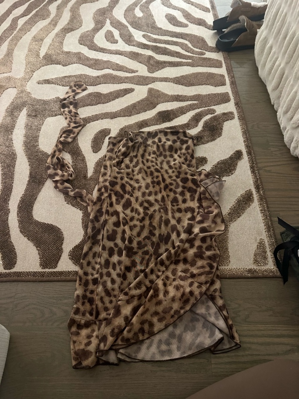 Leopard Print Dress Zara